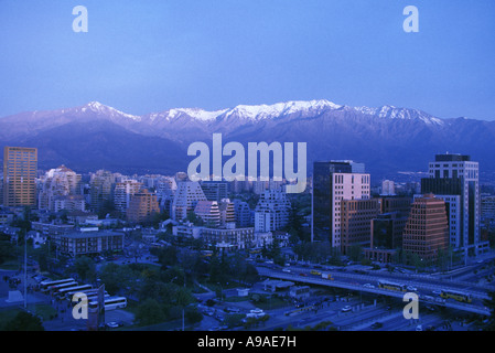 APOQUINDO SKYLINE ANDEN SANTIAGO CHILE Stockfoto