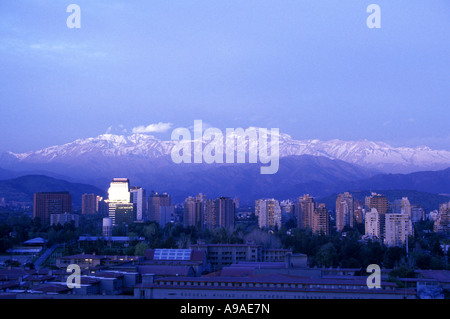 APOQUINDO SKYLINE ANDEN SANTIAGO CHILE Stockfoto