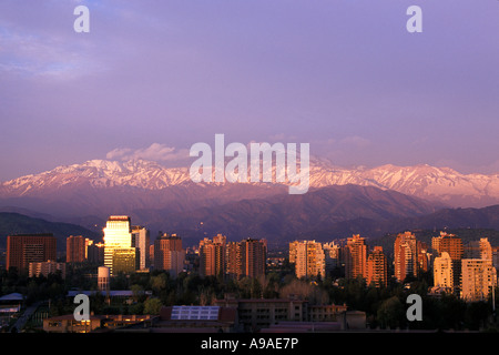 APOQUINDO SKYLINE ANDEN SANTIAGO CHILE Stockfoto