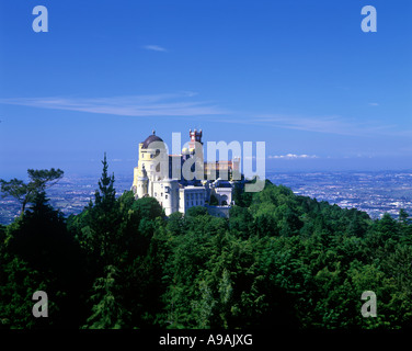 PALACIO NACIONAL DA PENA SINTRA PORTUGAL Stockfoto