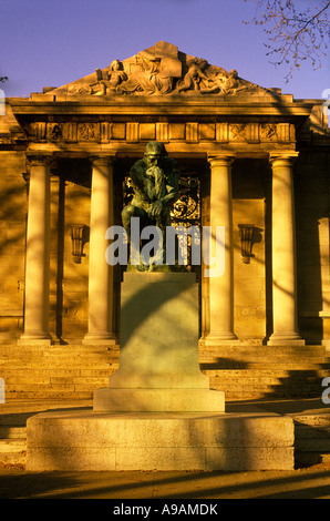 DENKER STATUE (© AUGUSTE RODIN 1909) RODIN-MUSEUM BEN FRANKLIN PARKWAY PHILADELPHIA PENNSYLVANIA USA Stockfoto