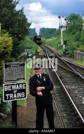 Hampton Loade Station auf die Severn Valley Railway, Shropshire, England. Stockfoto