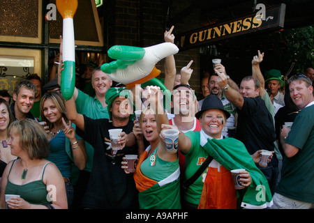 St. Patricks Day The Mercantile Hotel der Felsen Sydney Australia Stockfoto