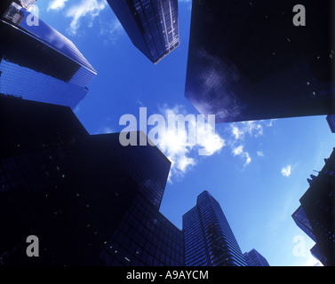 HOHEN BÜROGEBÄUDEN MIDTOWN MANHATTAN NEW YORK CITY USA Stockfoto