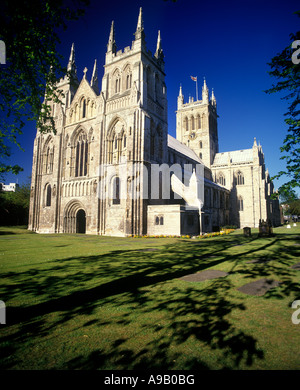 WESTEN VORDEREN SELBY ABBEY SELBY NORTH YORKSHIRE ENGLAND UK Stockfoto