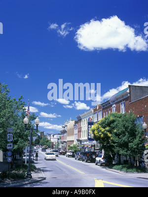 MAIN STREET HISTORIC DISTRICT FRANKLIN TENNESSEE USA Stockfoto