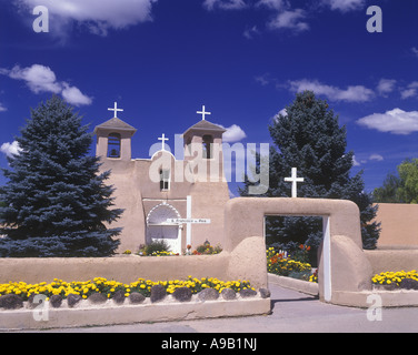 SAN FRANCISCO DE ASIS KIRCHE RANCHO DE TAOS NEW MEXICO USA Stockfoto