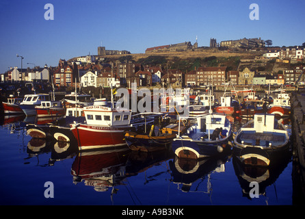 WHITBY HARBOUR NORTH YORKSHIRE ENGLAND UK Stockfoto