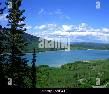 Barrier Lake Highway 40 Kananaskis Country Alberta Kanada Stockfoto