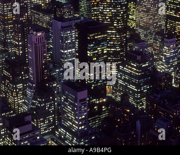 WOLKENKRATZER MIDTOWN MANHATTAN NEW YORK CITY USA Stockfoto