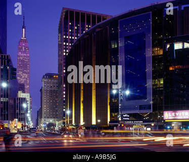 MADISON SQUARE GARDEN (© CHARLES LUCKMAN 1968) EIGHTH AVENUE IN MANHATTAN NEW YORK CITY USA Stockfoto