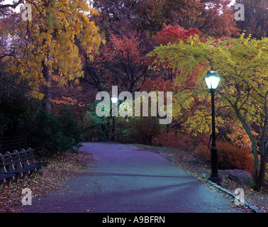 PATH CENTRAL PARK MANHATTAN NEW YORK CITY USA Stockfoto