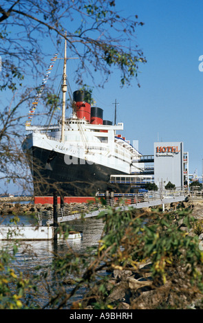 Das Queen Mary Hotel in Long Beach California Los Angeles County, Vereinigte Staaten von Amerika Stockfoto