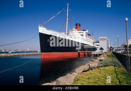 Das Queen Mary Hotel in Long Beach California Los Angeles County, Vereinigte Staaten von Amerika Stockfoto