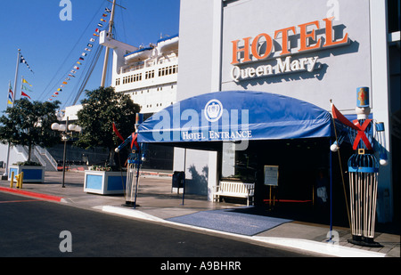 Das Queen Mary Hotel in Long Beach California Los Angeles County, Vereinigte Staaten von Amerika Stockfoto