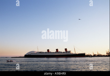 Das Queen Mary Hotel in Long Beach California Los Angeles County, Vereinigte Staaten von Amerika Stockfoto