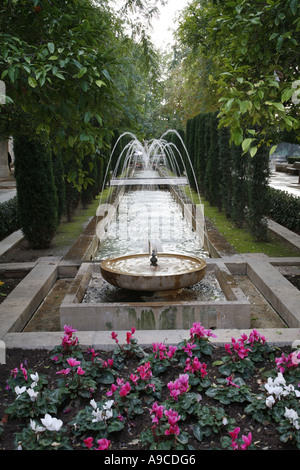 Brunnen in den Gärten der Hort del Rei in der Kathedrale von Palma de