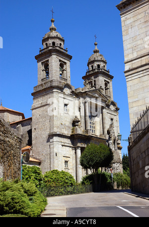 Kirche San Francisco Santiago De Compostela Camino Way of St. James Galizien A Coruña Spanien España Iberia Europe Stockfoto