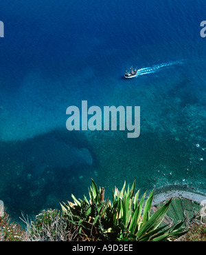 Blick vom Frischluftkick am Cabo Girao, Madeira, Portugal Stockfoto