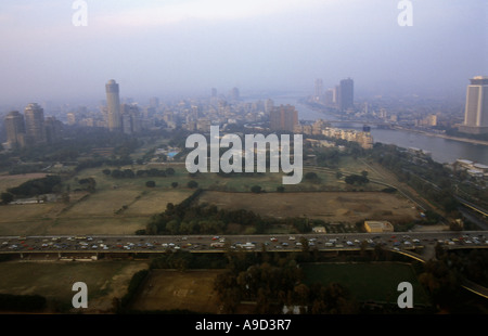 Panorama von Kairo Arabische Republik Ägypten ägyptische Nord-Afrika, Naher Osten Stockfoto