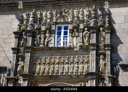 Krankenhaus de Los Reyes Catolicos Katholiken Könige Obradorio Square Santiago de Compostela Galizien Spanien España Iberia Europa Stockfoto