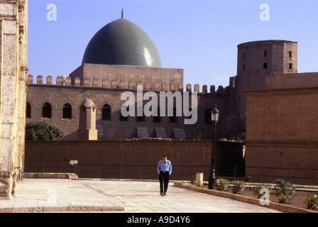 Sultan Al-Nasir Muhammad Mohammed Moschee Zitadelle Saladin Kairo Arabisch Arabische Republik Ägypten Nord-Afrika, Naher Osten Stockfoto