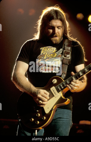 Dave Hlubek von Molly Hatchet 1983 Stockfoto