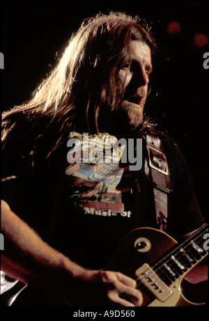 Dave Hlubek von Molly Hatchet 1983 Stockfoto