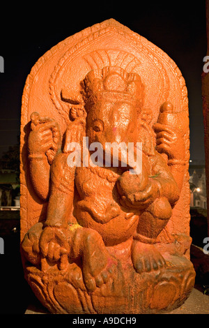 Statue von Ganesh in Pashupatinath Kathmandu-Nepal Stockfoto