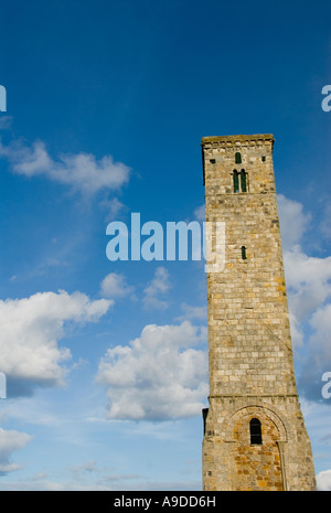Turm in den Ruinen der St. Andrews Cathedral Scotland UK Stockfoto