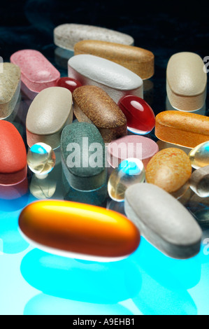 GESUNDE VITAMINE Stockfoto