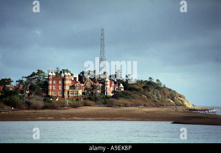 Bawdsey Manor, einer ehemaligen RAF-Basis wo Radar wurde im Jahr 1937 entwickelt und spielte eine wichtige Rolle in der Luftschlacht um England Stockfoto