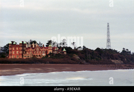 Bawdsey Manor in Suffolk, einer ehemaligen RAF-Basis wo Radar wurde im Jahre 1938 entwickelt und spielte eine wichtige Rolle in der Luftschlacht um England. Stockfoto