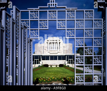 Ca-Alberta: Mormon Temple in Cardston Stockfoto