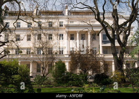 Eaton Square, Privatgärten Belgravia. City of Westminster London SW1. England. HOMER SYKES Stockfoto