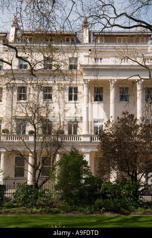 Eaton Square, Privatgärten Belgravia. City of Westminster London SW1. England. Stockfoto