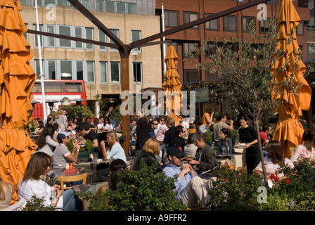 Die "Chelsea Gardner" Sydney Street, an der "Königsweg". Der Royal Borough of Kensington und Chelsea. London SW3 England. Stockfoto