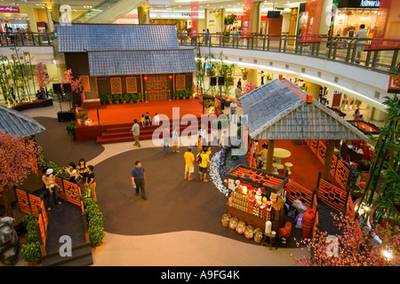 Chinesischen Neujahrsfest in One Utama Einkaufszentrum Bandar Utama Selangor Stockfoto