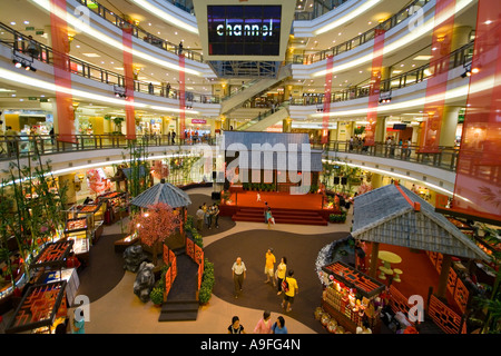 Chinesischen Neujahrsfest in One Utama Einkaufszentrum Bandar Utama Selangor Stockfoto