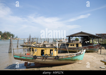 Tanjung Lumpur Fischerdorf Kuantan Stockfoto