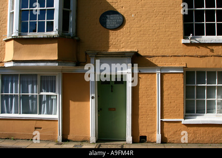 Austens Haus Winchester Hampshire England - Jane verbrachte die letzten Wochen ihres Lebens in diesem Haus Stockfoto