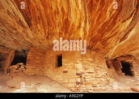 Anasazi-Ruinen, USA, Utah, Mule Canyon Stockfoto