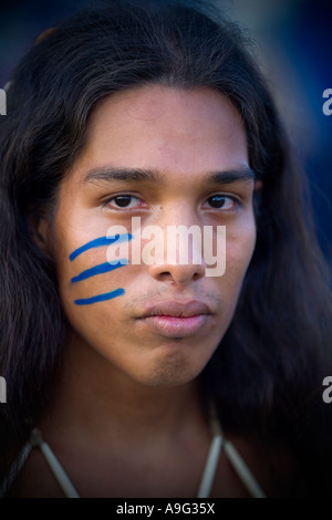 Teilnehmer, die Teilnahme an der jährlichen Powwow in Fredericksburg, Texas Stockfoto