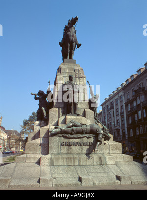 Denkmal für die Schlacht von Grunwald, 15. Juli 1410, Krakow, malopolska, Polen. Stockfoto