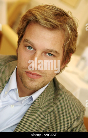 blonder Mann. Stockfoto