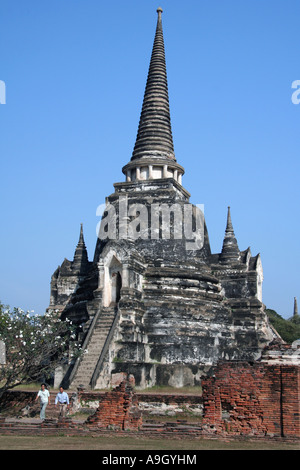 Antike Tempel Thailand Ayutthaya Stockfoto