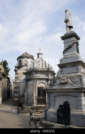 Gräber in Recoleta Friedhof Stockfoto