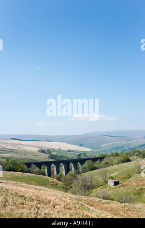 Dent Head Viadukt, siedeln Carlisle Railway, Dentdale, Yorkshire Dales National Park, North Yorkshire, England Stockfoto