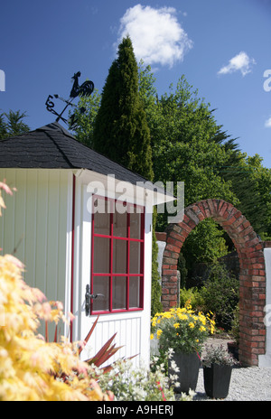 Gartenhaus an der National Gardens Exhibition Centre Kilquade County Wicklow Irland Stockfoto