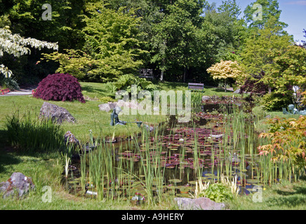 Lily Pond National Garden Ausstellung Zentrum Kilquade County Wicklow Irland Stockfoto